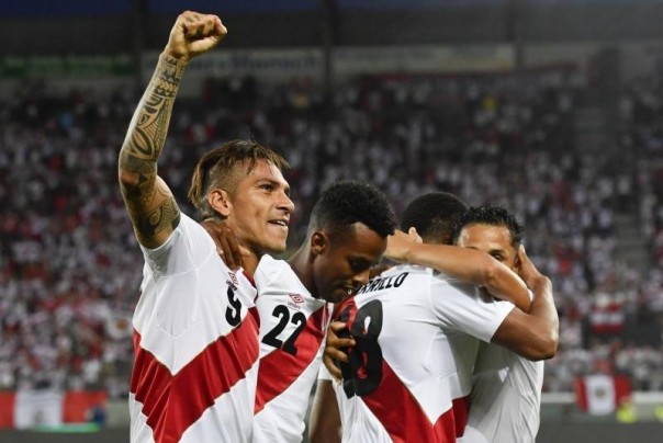 Selebrasi Kemenangan Peru atas Chile dalam laga copa America 2019