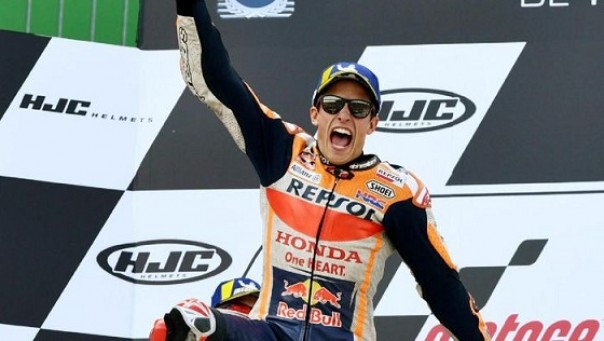 Pebalap Repsol Honda Mar Marquez sukses memenangi MotoGP Jerman. Foto: int 