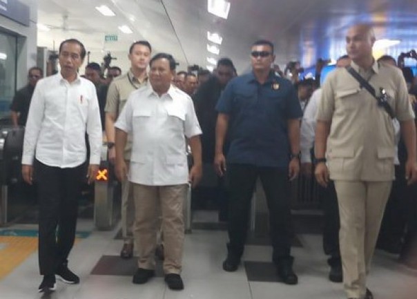 Prabowo Bertemu Jokowi/foto:detik.com