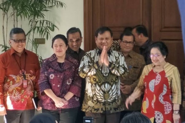Heboh pertemuan Prabowo Subianto dengan Megawati dihadiri Puan Maharani (foto/int)