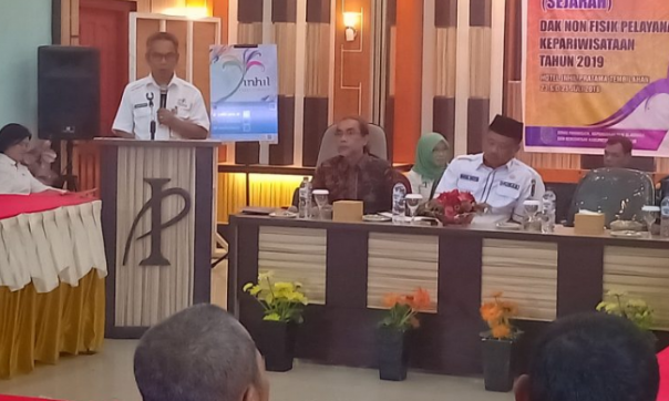 Dinas Pariwisata, Kepemudaan, Olahraga dan Kebudayaan Kabupaten Inhil menyelenggarakan Pelatihan Pemandu Wisata Budaya/rgo