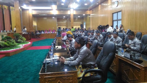 Dewan Perwakilan Rakyat Daerah (DPRD) Kabupaten Bengkalis menggelar rapat paripurna istimewa/hari