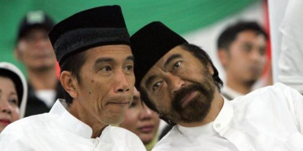 Jokowi dan Surya Paloh. 