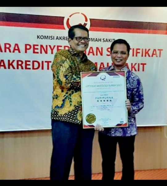 RSUD Tengku Rafi'an Kabupaten Saik meraih akreditasi sebagai rumah sakit Paripurna Bintang Lima/lin