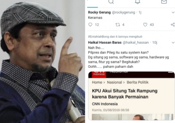 Ustaz Haikal Hassan komentari lagi Situng KPU (foto/int)