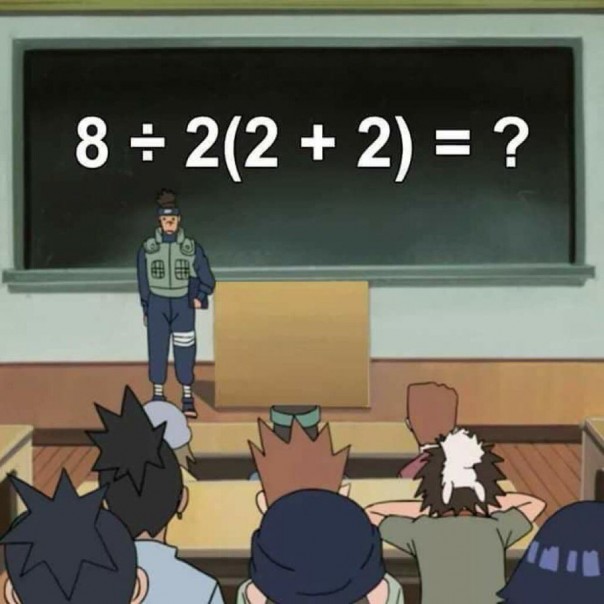 Soal matematika dasar ini memicu perdebatan netizen di dunia maya (foto/int)