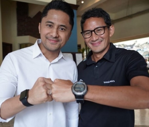 Hengky Kurniawan jumpai Sandiaga Uno di Jakarta (foto/int)