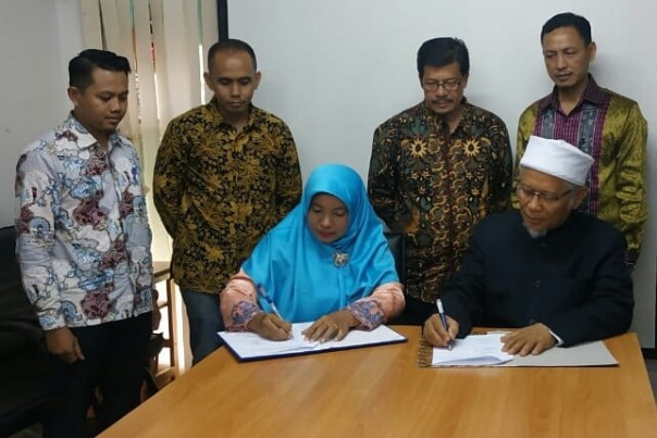 Sekolah Tinggi Ilmu Ekonomi (STIE) Syari’ah Bengkalis menjalin kerjasama dengan Fatoni University Thailand./hari