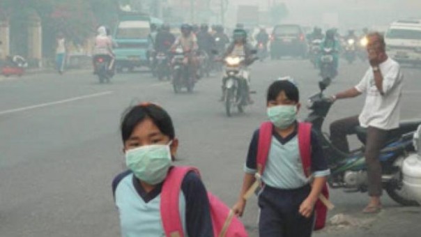 Disdik Kota Pekanbaru belum liburkan siswa akibat kabut asap (foto/ilustrasi)