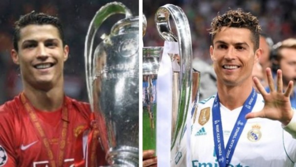 Tidak seperti Lionel Messi, Cristiano Ronaldo pernah menjadi juara Liga Champions saat berseragam Manchester United dan Real Madrid (foto/int)