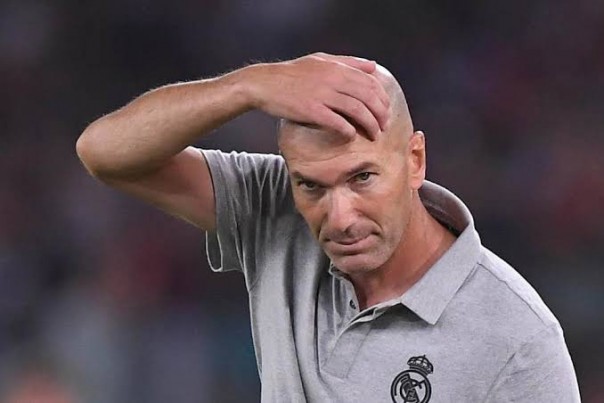 Pelatih Real Madrid Zinedine Zidane targetkan mematahkan dominasi Barcelona pada musim ini (foto/int)