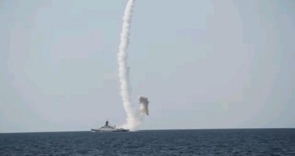 Rusia Sukses Tembakkan Rudal Jelajah Kalibr di Laut Hitam