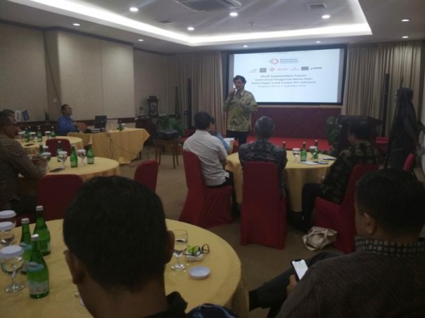 FGD Upaya Mengoptimalkan Pemakaian Bahan Baku dalam Negeri untuk Produk TPT Indonesia, di Hotel Unigraha, Pangkalan Kerinci, Riau