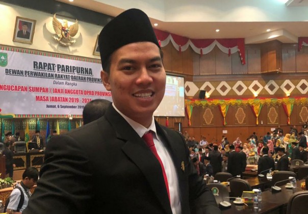 Muhammad Aulia, anggota DPRD Riau termuda periode 2019-2024 dari Partai Gerindra./IST