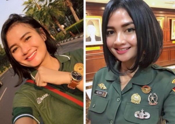 Senyuman tentara cantik ini mempesona buat netizen kepincut (foto/int)