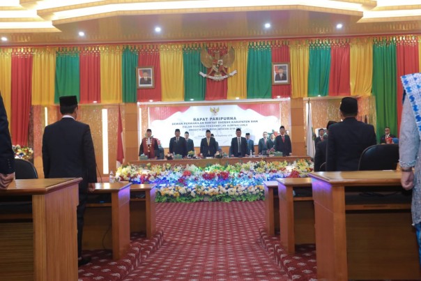 Pelantikan anggota DPRD Siak periode 2019-2024/lin