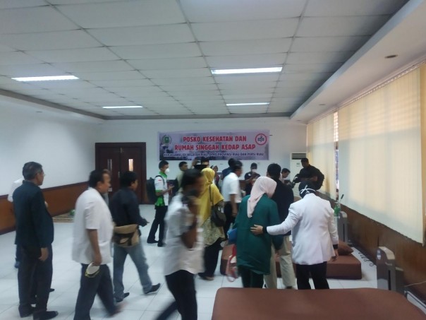 DPRD Riau buka posko Kesehatan Rumah Singgah Kedap Asap