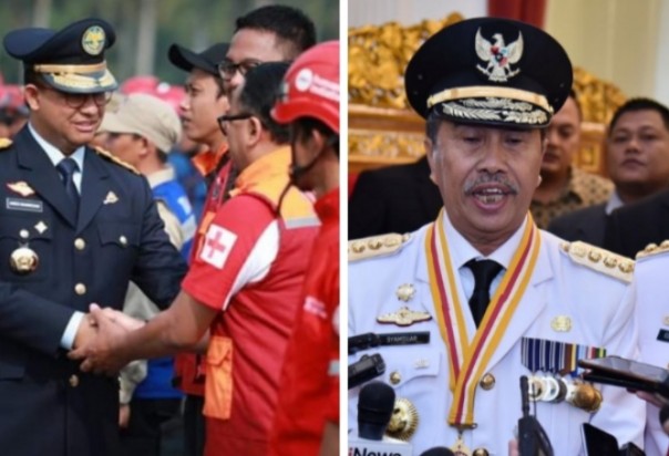 Gubernur Riau Syamsuar menolak bantuan dari Gubernur DKI Jakarta Anies Baswedan (foto/int)