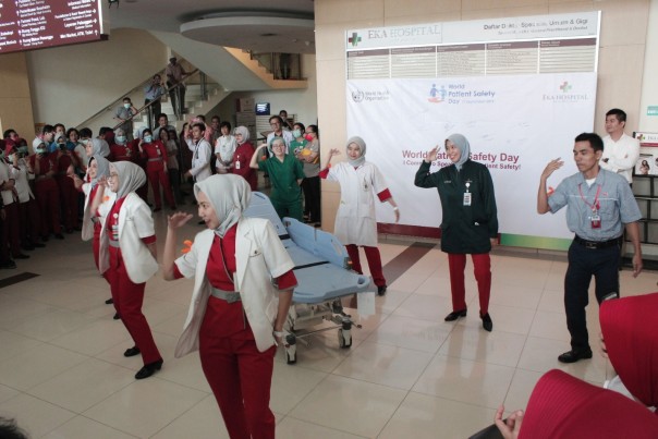 Eka Hospital Pekanbaru turut memperingati Hari Keselamatan Pasien Dunia (World Patient Safety Day) 2019