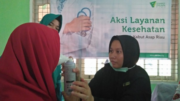 Dompet Dhuafa Riau berikan layanan kesehatan gratis hingga bagikan ribuan masker untuk masyarakat
