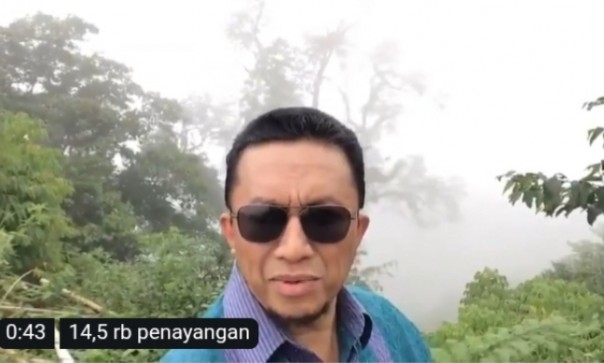 Tifatul Sembiring unggah video daerah Agam, Sumbar mulai terkena kabut asap (foto/int)