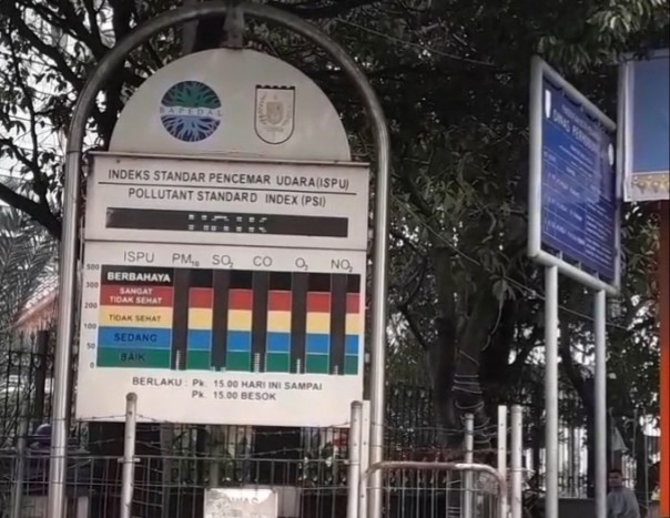 Kualitas udara Kota Pekanbaru sudah level 'Baik' (foto/riki)