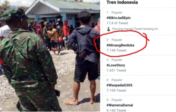 Perantau Minang di Wamena minta dipulangkan ke kampung halaman di Sumatera Barat (foto/int)