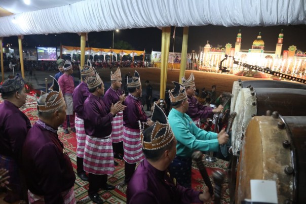 Bupati Kabupaten Indragiri Hilir (Inhil), HM Wardan memuji tuan rumah Musabaqah Tilawatil Qur'an (MTQ) Ke-49 (foto/rgo)