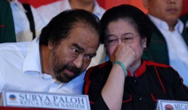 Keakraban antara Surya Paloh dan Megawati saat ini tidak tampak lagi. (lustrasi) Foto: int 