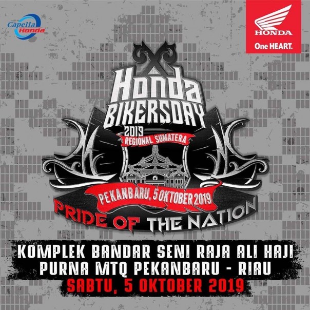 Honda Bikers Day Region Sumatera 2019