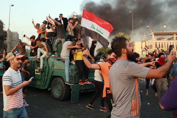 Hampir 100 Orang Tewas dalam Aksi Demonstrasi di Irak (internet) 