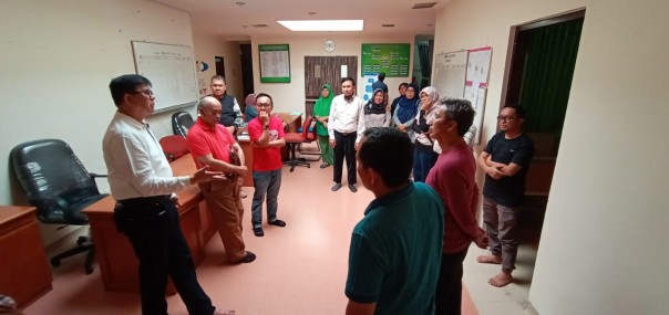 Manajemen Rumah Sakit Arifin Achmad Pekanbaru mengunjungi Rumah Sakit Umum Daerah (RSUD) Bengkalis (foto/hari)