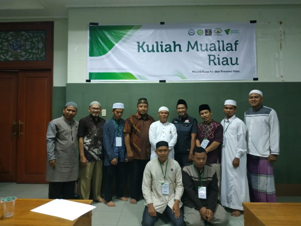 Dompet Dhuafa Riau bersama YMPR mengadakan fasilitas holistik untuk muallaf dengan membuat Program Kuliah Muallaf Riau (Foto: Istimewa)