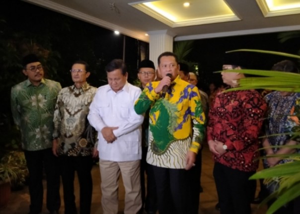Gerindra Prabowo Subianto menyebutkan, susunan pimpinan Majelis Pemusyawaratan Rakyat (MPR) yang mengangkat Wakil Ketua seluruh Fraksi di parlemen adalah yang terbaik (foto/int)