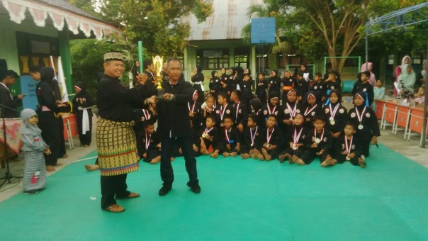 Perguruan Pencak Silat Elang Kesatria Indonesia menggelar Hari Ulang Tahun (HUT) ke 19 (foto/lin)