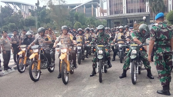 Tim Keamanan Gabungan TNI-Polri akan melakukan patroli keliling jelang pelantikan Presiden dan wakil terpilih.