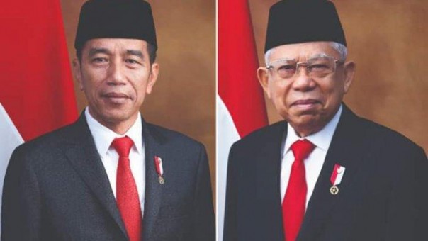 Presiden dan Wakil Presiden Maruf Amin