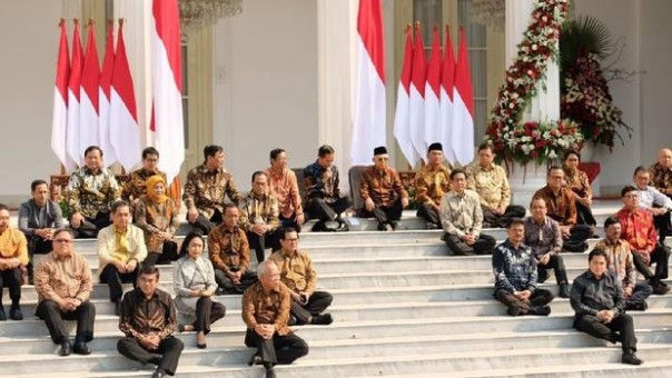 Para menteri pilihan Jokowi/ foto:detik.com