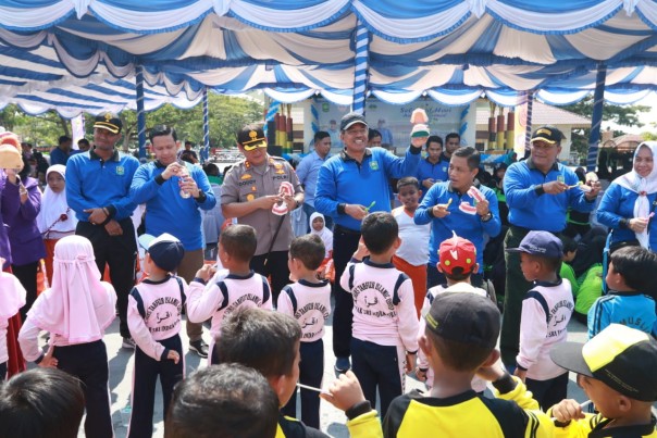 Peringatan Hari Anak Nasional (HAN) 2019 tingkat Kabupaten Siak berlangsung semarak (R24/lin) 