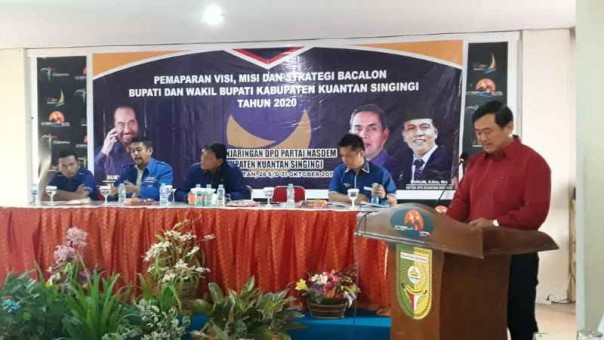 Para Bakal Calon Bupati dan Wakil Bupati Kuantan Singingi Periode 2021-2026 (foto/zar)