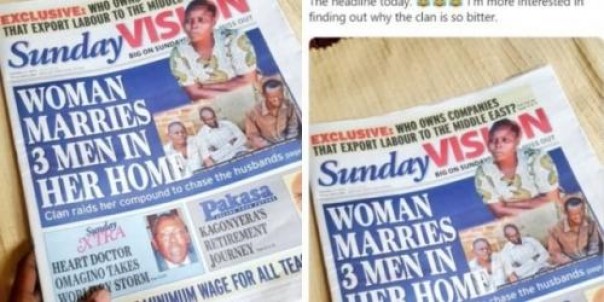 Seorang wanita di Uganda menikahi tiga pria sekaligus (foto/int)