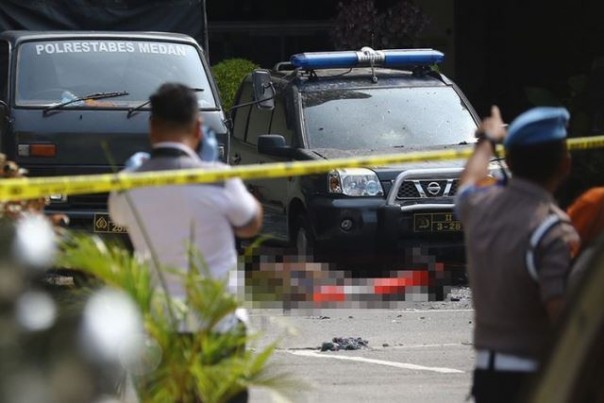 MUI Riau minta agar teror bom bunuh diri Mapolrestabes Medan tidak dihubungkan dengan agama (foto/int)