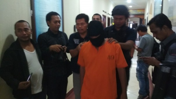 Satu tersangka perorangan ditahan Ditreskrimsus Polda Riau