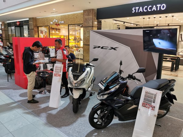 Honda Premium Matic Day berlangsung di Mal SKA Pekanbaru. (Foto: Istimewa)