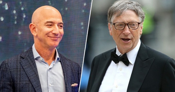 Jeff Bezos-Bill Gates 