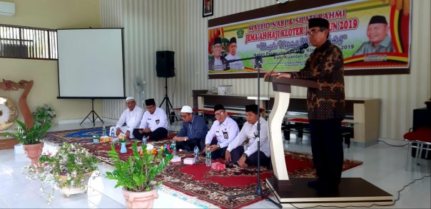 Ikatan Persaudaraan Haji kloter 19 Kabupaten Kuantan Singingi (Kuansing) Tahun 2019 mengadakan pertemuan (foto/Zar)