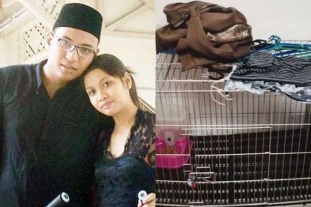 Ridzuan Mega Abdul Rahman, 27, dan istrinya Azlin Arujunah, 27, pasangan di Singapura yang menyiksa anaknya hingga meninggal. Foto/Facebook/Mirror