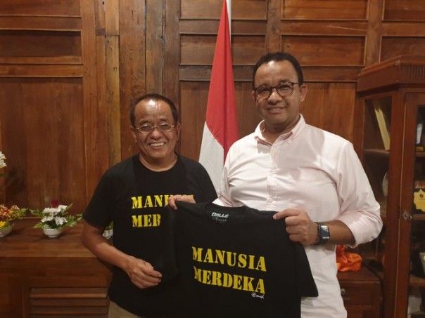 Said Didu saat bertemu Gubernur DKI Jakarta, Anies Baswedan