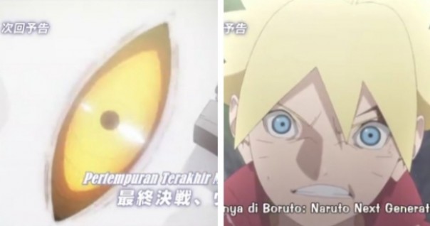 Bocoran Boruto episode 135 kemunculan mata ketiga Urashiki yang mendesak Jiraiya hingga Boruto (foto/int)