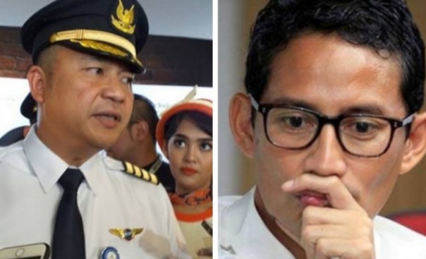 Sandiaga Uno ikut tanggapi pencopotan Dirut Garuda Indonesia oleh Menteri BUMN Erick Thohir (foto/int)